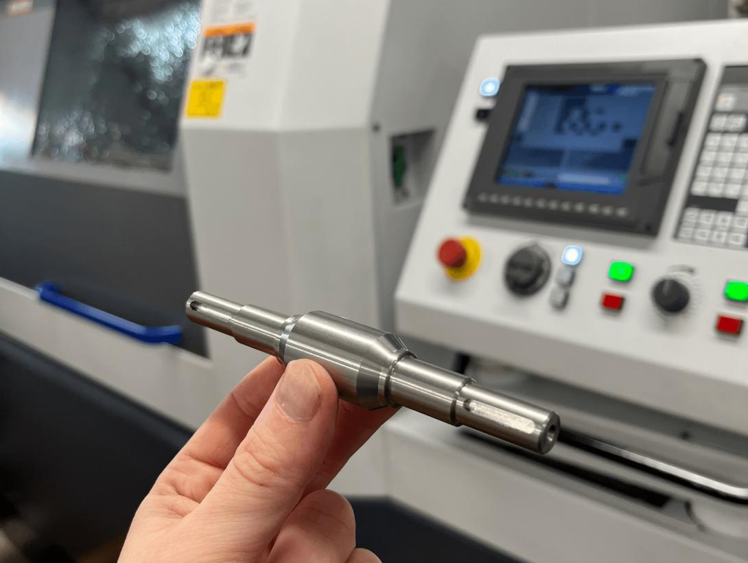 Precision stainless steel shaft machined on Citizen CNC lathe Leaside Hertfordshire