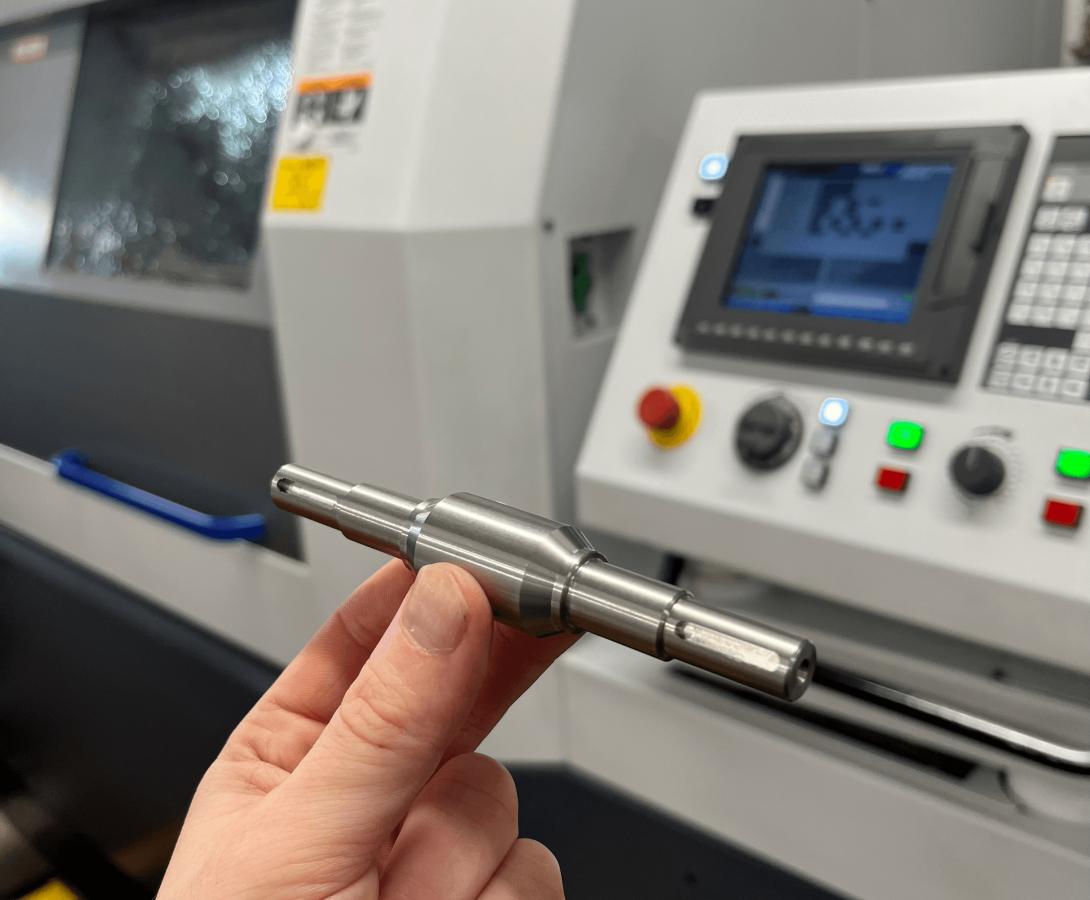 Precision stainless steel shaft machined on Citizen CNC lathe Leaside Hertfordshire