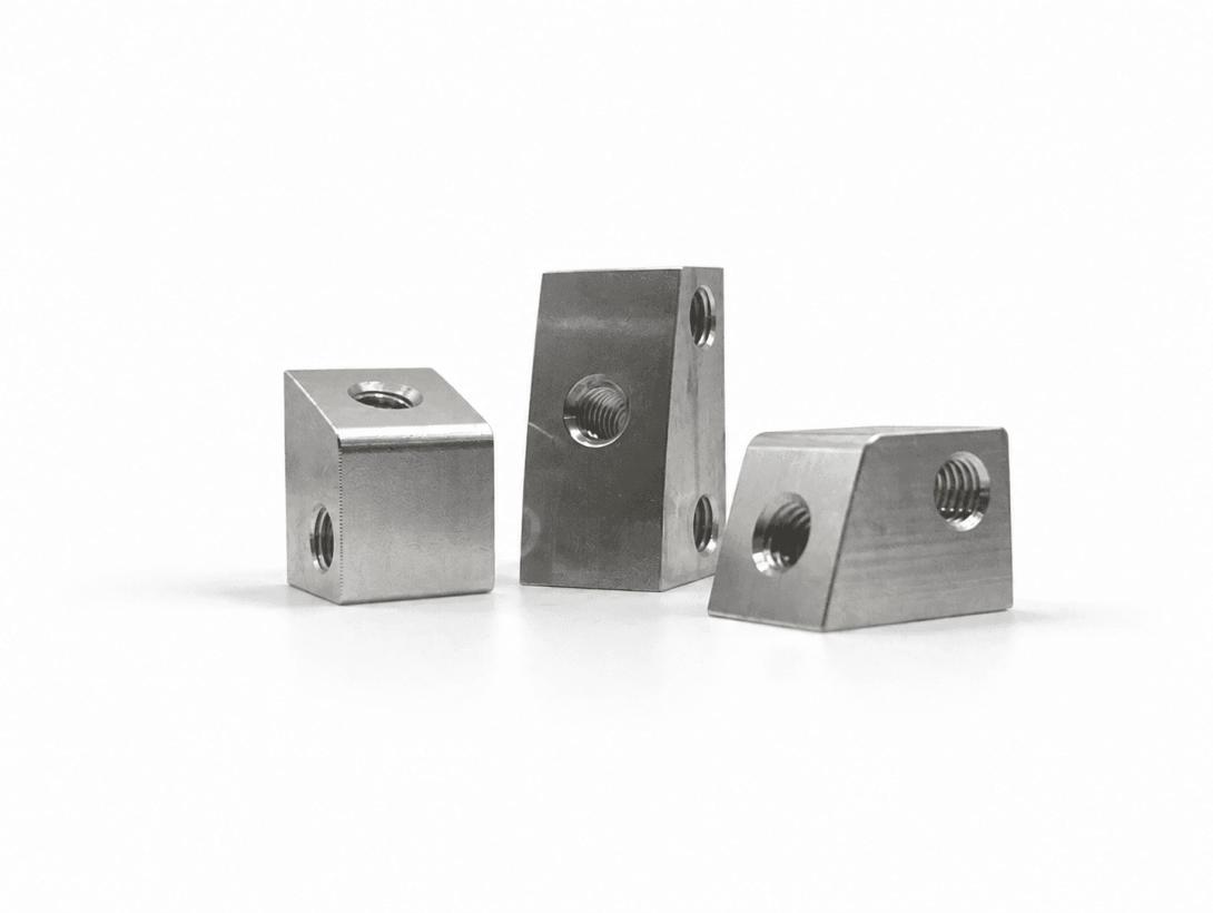 Aluminium CNC turned and milled parts